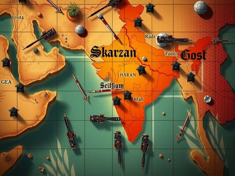 Smoldering Sabre Skirmish Strategic Battle Map