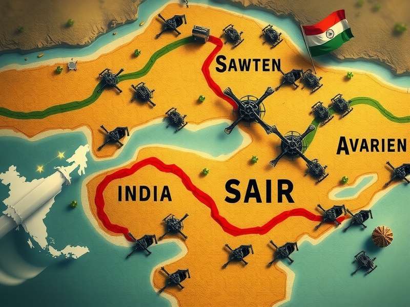 Smoldering Sabre Skirmish Future India Map